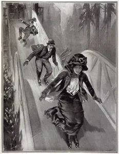 Roller Prints: Skating Switchback 1909