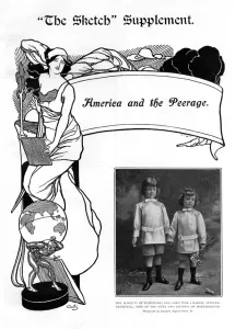 Princesses Prints: The Sketch - America and the Peerage