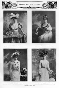 Nobility Prints: The Sketch - America and the Peerage