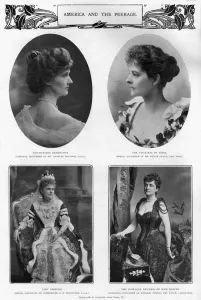 Nobility Prints: The Sketch - America and the Peerage