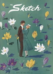 Floral Prints: The Sketch, April 1956