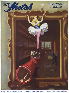 Mar16 Prints: The Sketch Christmas Number front cover, 1938