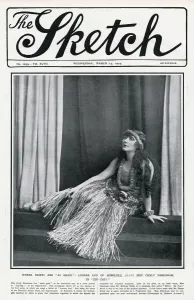 Actress Prints: Sketch cover - Cicely Debenham in Zig-Zag, London Hippodrome