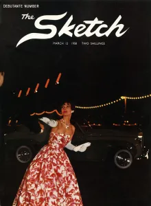Parties Prints: Sketch front cover - Debutante Number 1958