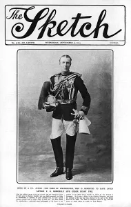 Bravery Prints: Sketch cover - Duke of Westminster, hero of a VC action