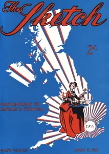 Colours Prints: The Sketch front cover - Festival of Britain