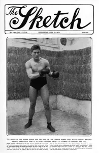 Georges Prints: Sketch cover, Georges Carpentier, 1914