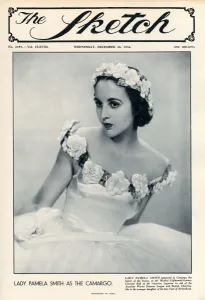 Spirit Prints: Sketch front cover - Lady Pamela Smith as Camargo