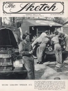 1945 Prints: The Sketch front cover: Princess Elizabeth
