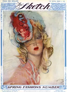 Millinery Prints: Sketch front cover, Spring Fashion Number 1939