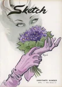 Eyes Prints: The Sketch debutante number front cover 1956