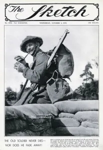 Smiling Prints: Sketch, Oct 1939 - WWII The Old Soldier Never Dies