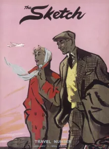 Air Port Prints: The Sketch travel number front cover 1956