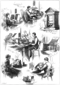 Automatic Prints: Sketches at the Central Telegraph Establishment
