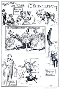 Sisters Prints: Sketches at the Hippodrome, 1909 by Norman Morrow