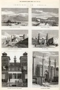 Square Prints: Sketches in Persia