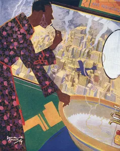 Deco Prints: Sky Scrapers by Howard K. Elcock