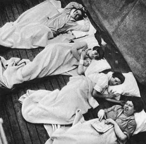 Resting Prints: Sleeping on deck aboard the R. M. S. P. Atlantis