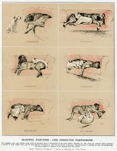 Cecil Aldin Prints: Sleeping Partners and Dissolved Partnership, Cecil Aldin