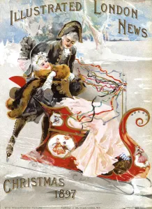 Games Prints: Sleigh-ride on ice, 1897