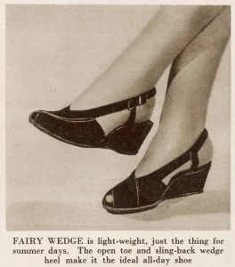 Introduced Prints: Sling Back Fairy Wedge