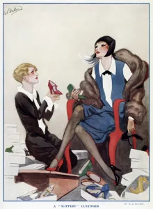 Buying Prints: A Slippery Customer by W. S. Hutton 1927