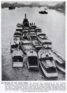 June Prints: Small boats used in the Dunkirk evacuation, WW2