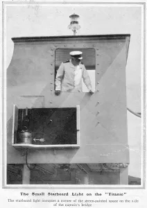 Ship Prints: The small starboard light on the Titanic