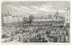 1855 Prints: Smithfield Market