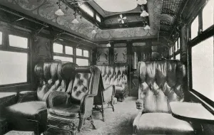 Golden Prints: Smoking car of the Cote d Azur Express