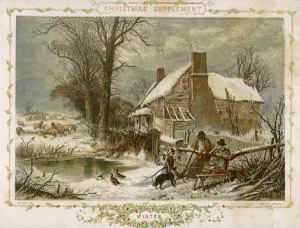 Phenomena Prints: Snow Covered Winter Farm
