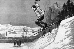 Jump Prints: SNOW-SHOE JUMPING 1883