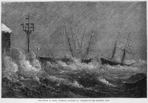 1881 Prints: Snowstorm at Ryde 1881