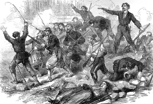 Paris Prints: Socialists fighting to the death; Paris Commune, 1871