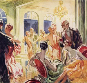 Formal Prints: A Society ball in a London mansion during the Season