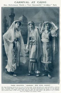 Cairo Prints: Society at a carnival in Cairo