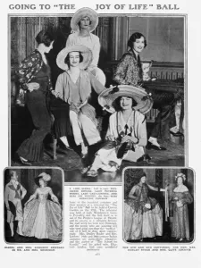 Pyjamas Prints: Society girls practising for the Joy of Life Ball