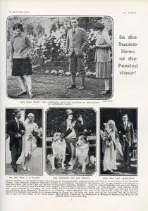 News Prints: Society News, Tatler 1928