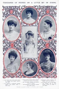 Tiaras Prints: Society women in their jewels