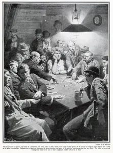 Room Prints: Soho Gambling Club, London 1909
