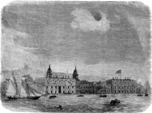 Hospital Prints: Solar Eclipse over Greenwich, London, 1858