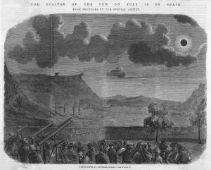 Phenomena Prints: Solar Eclipse / Spain 1860