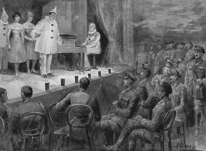 Concert Prints: The Soldiers Theatre in France, WW1