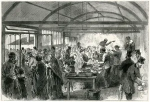 Feeding Prints: Soup kitchen, Limehouse 1860