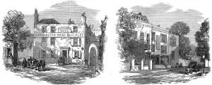 December Prints: Spaniards Hotel and Jack Straws Castle, Hampstead, 1871