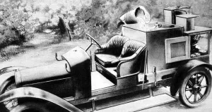 Shop Prints: Special motor car for transporting live fish