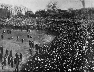 United Prints: Spectators at Crystal Palace football ground for the 1901 F