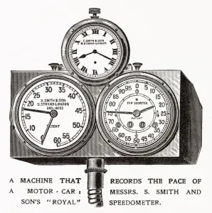 Samuel Prints: Speedometer for Motor Cars 1910