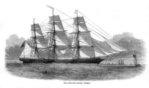 Prints of British clipper ship for the Australia run, built by Cox of Bridport Date: 1853 May Prints: SPEEDY