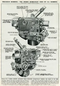 Mechanism Prints: Sperry bomb-sight apparatus 1944